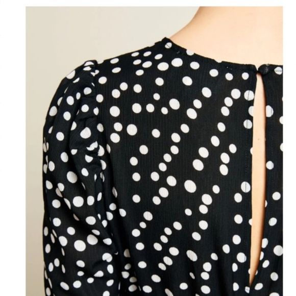 Retro Polka Dot Midi Dress Hayden LA sz S - Picture 7 of 7